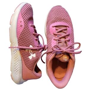 Under Armour Women's Charged Pursuit 3 Running Shoes Pink Size 8 Very Good Cond